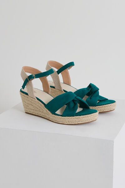 Sandales compensées femme