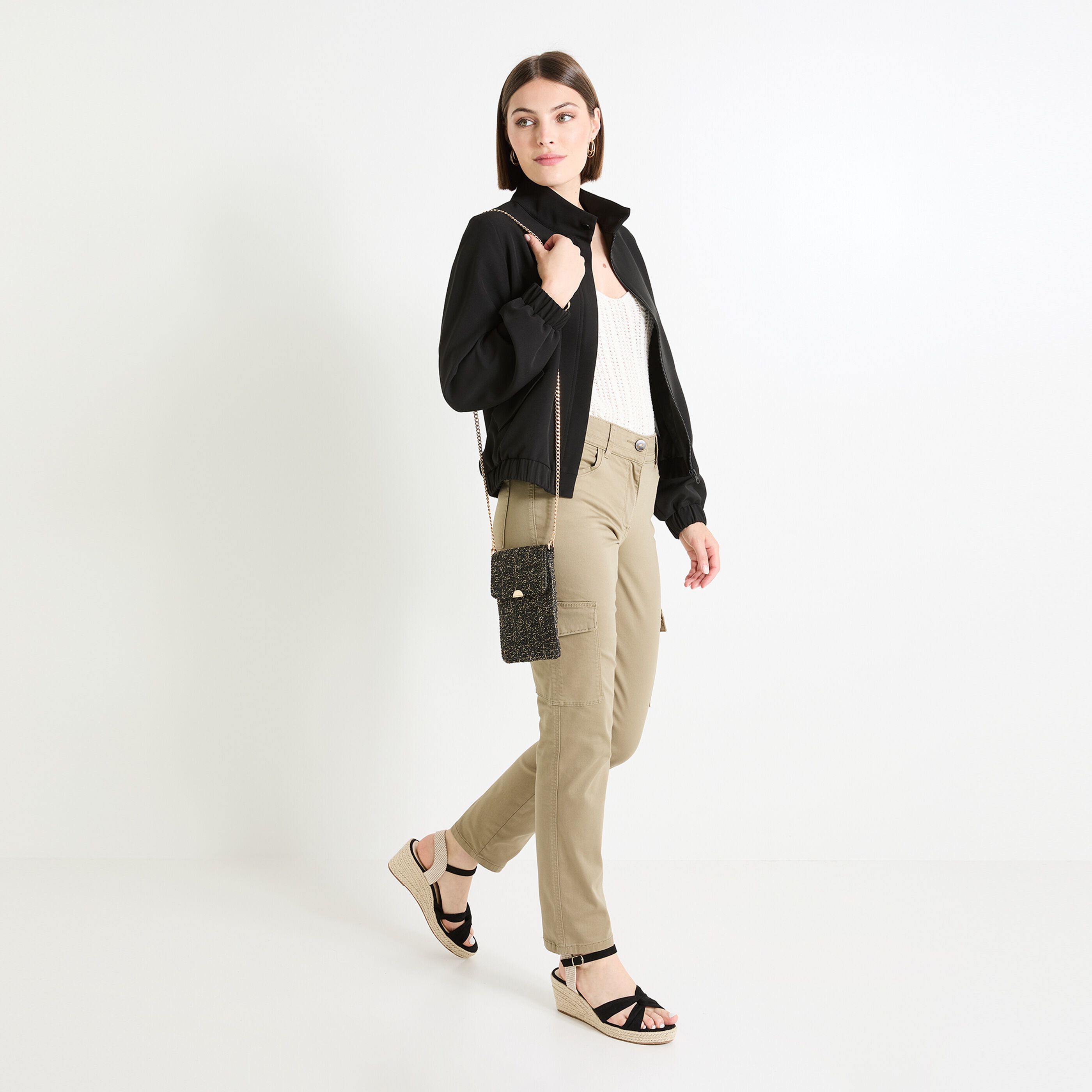 Blouson manches longues femme