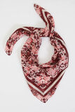 Foulard carré soie femme