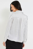 Chemise satinée à manches longues