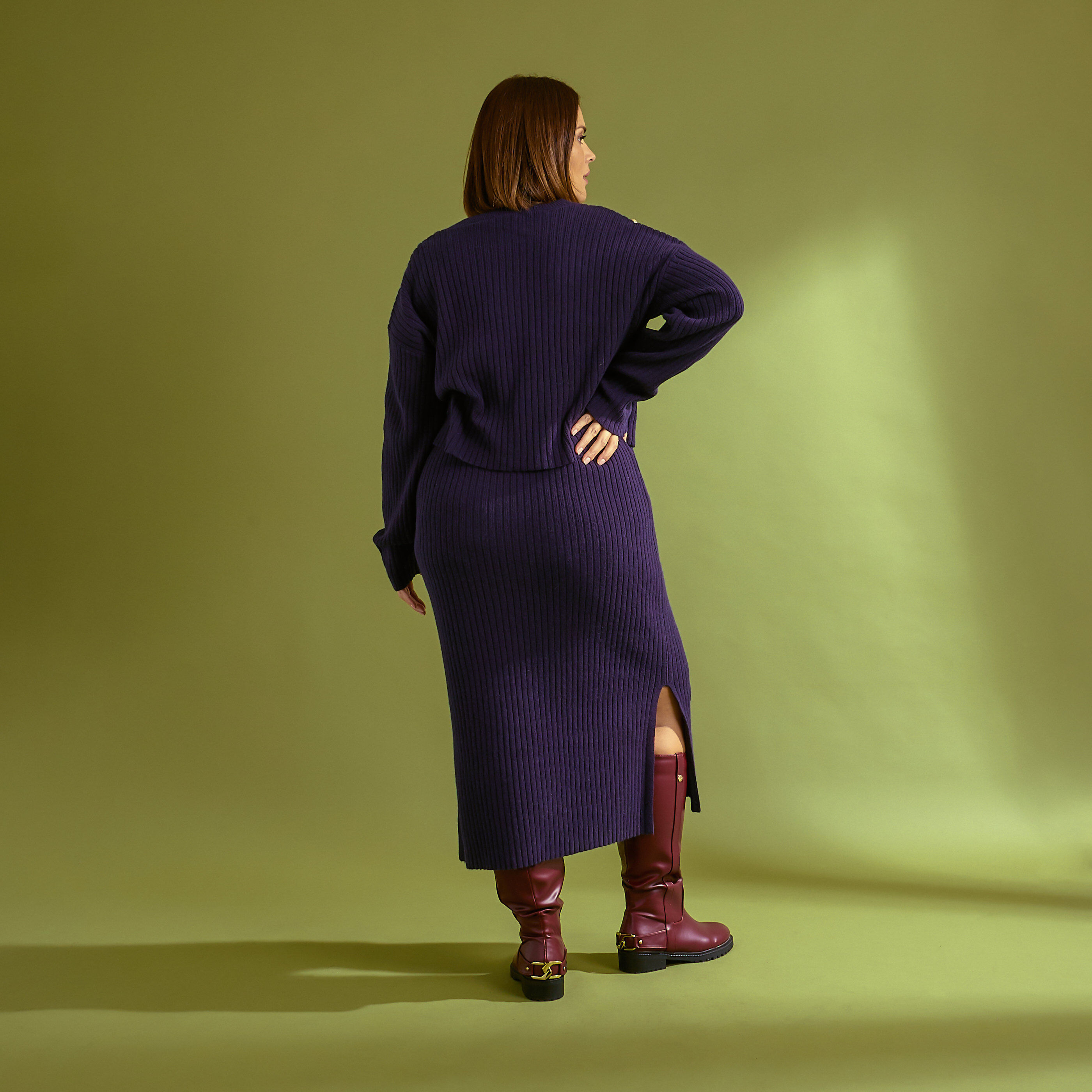 Robe pull 2 en 1 femme