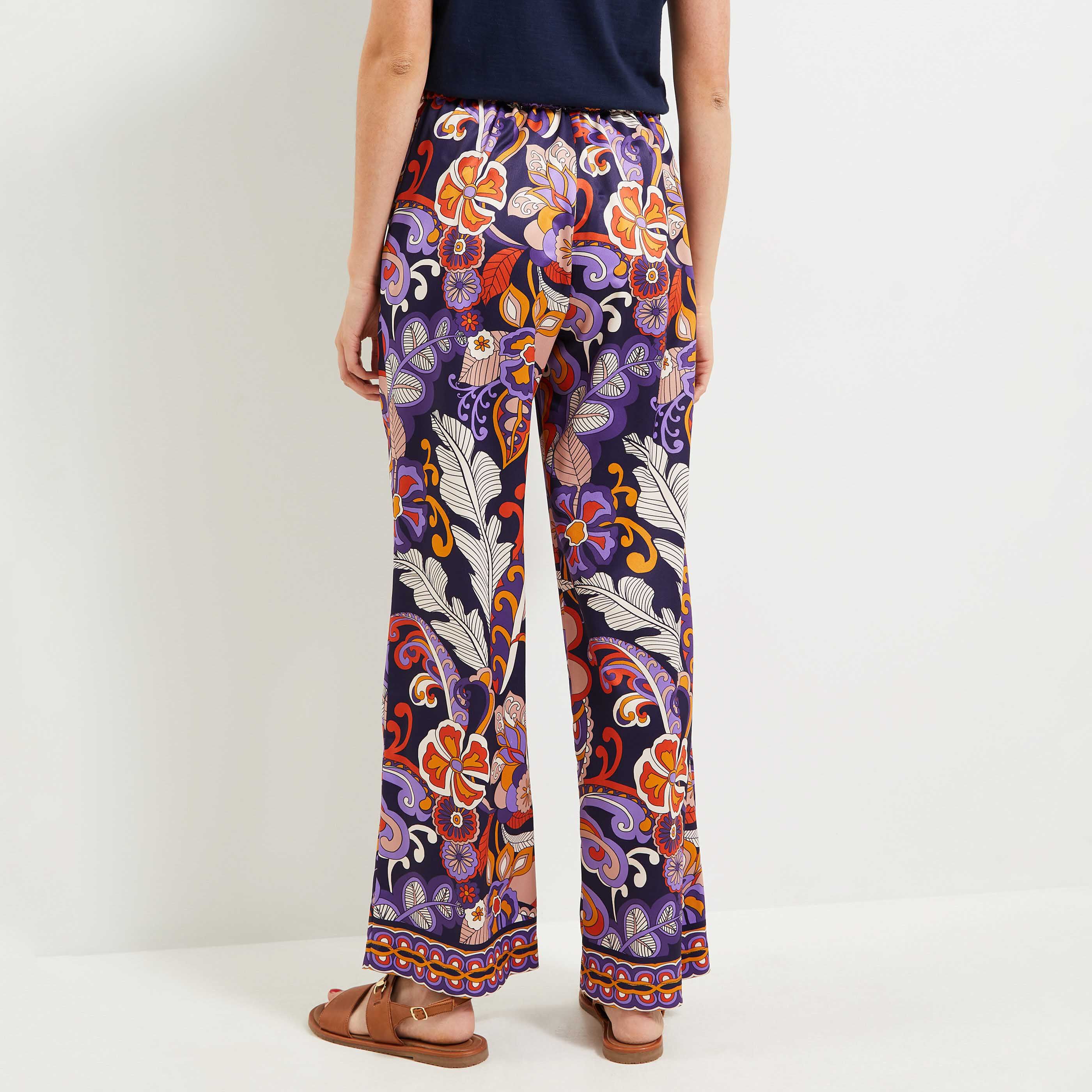 Pantalon satin femme Graindemalice