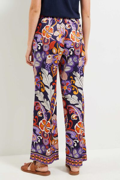 Pantalon satin femme