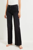 Jean large taille haute WOODSTOCK femme