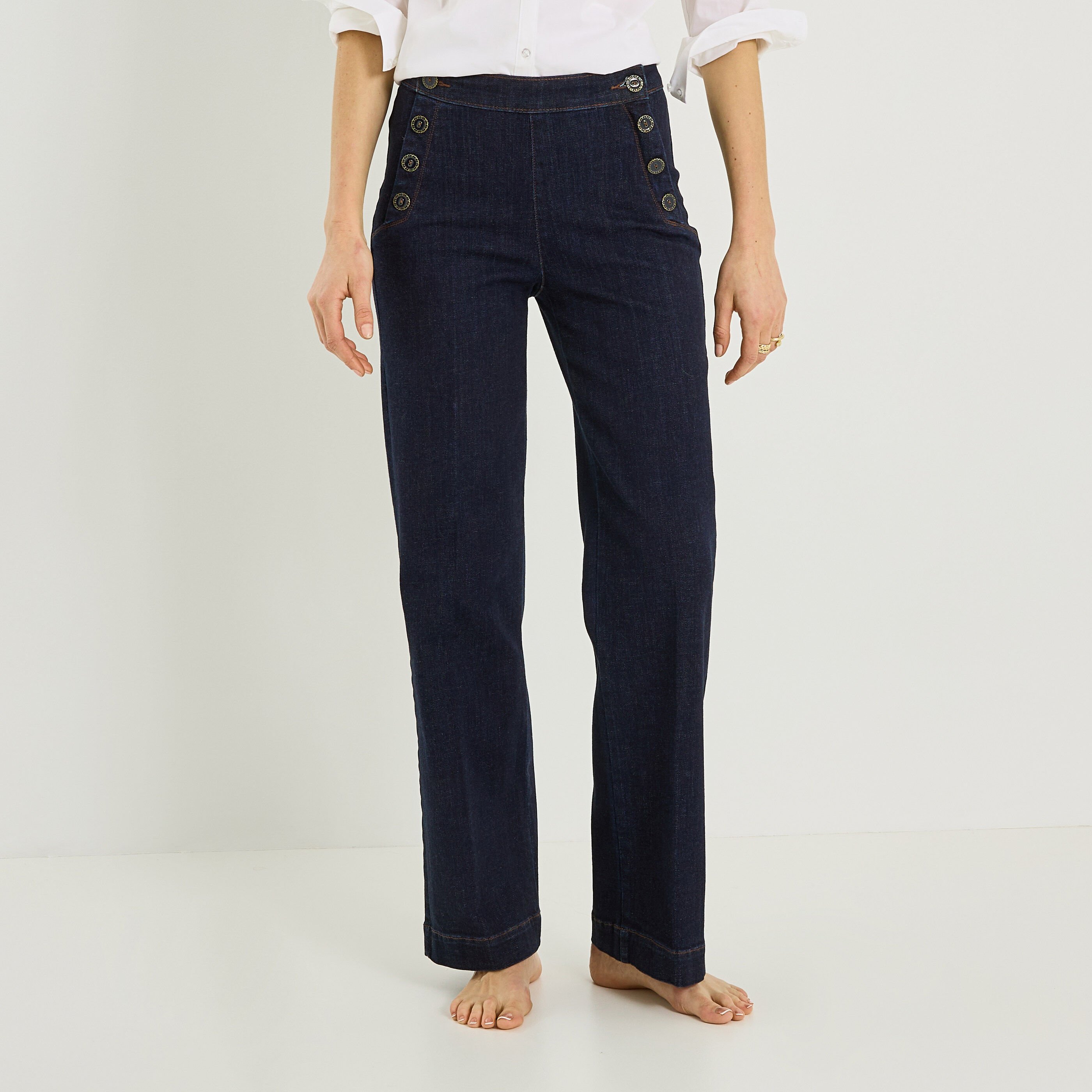 Jean flare TALL TPOMPON F02 femme