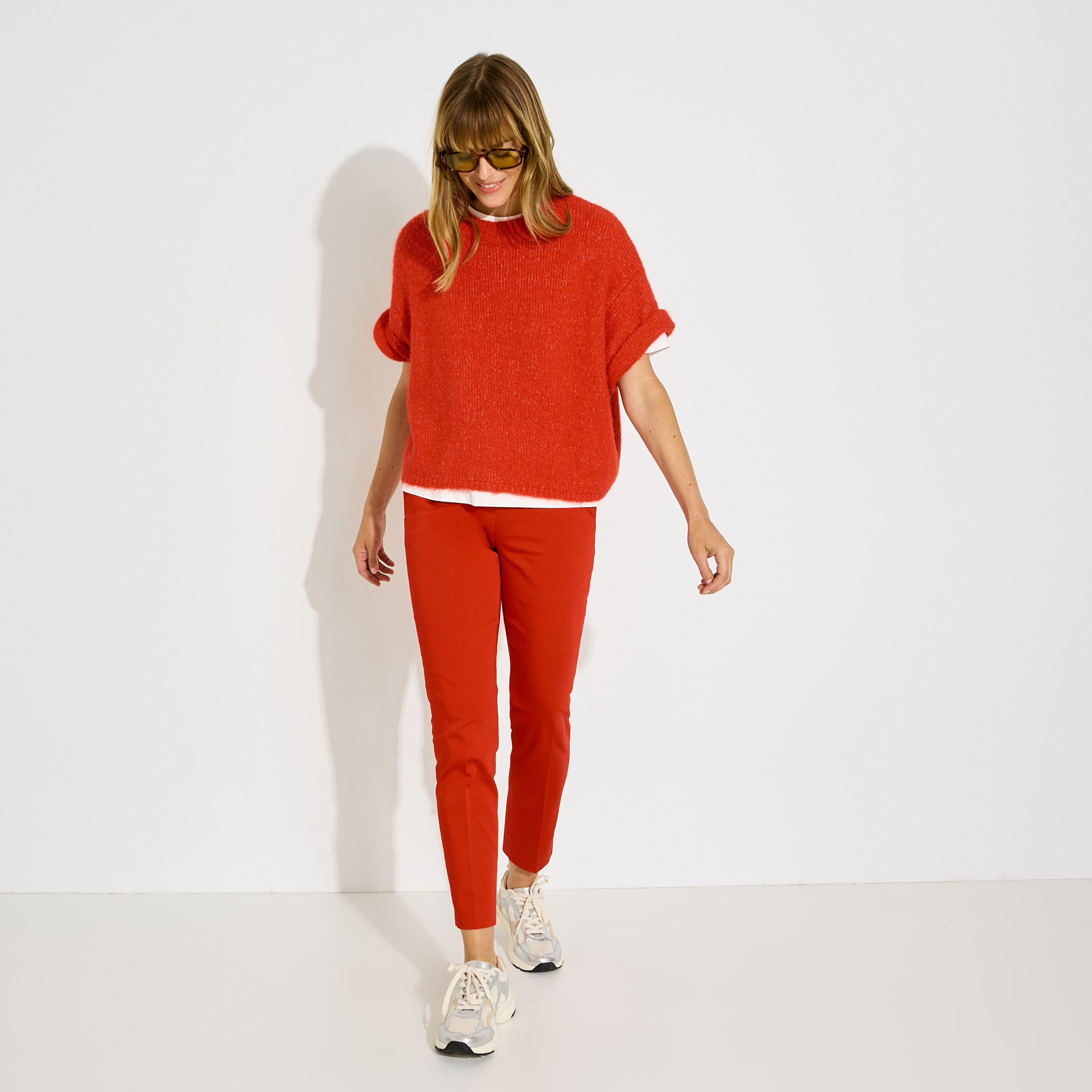Pantalon cigarette femme