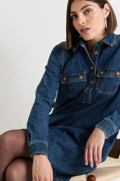 Robe en jean femme