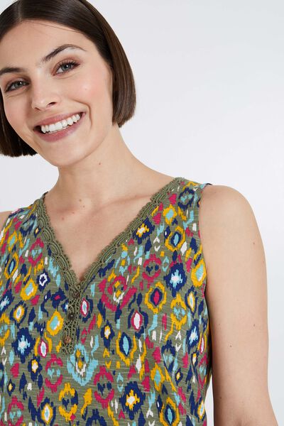 Débardeur imprimé femme