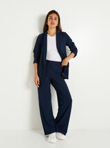 Blazer en maille fluide femme