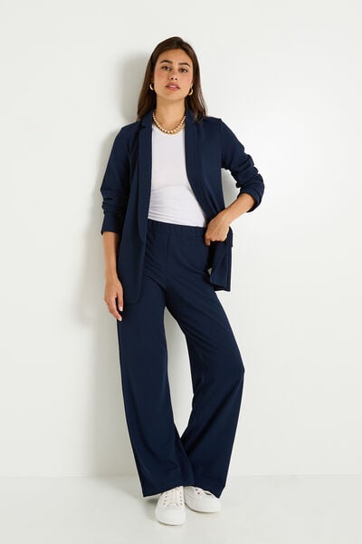 Blazer en maille fluide femme