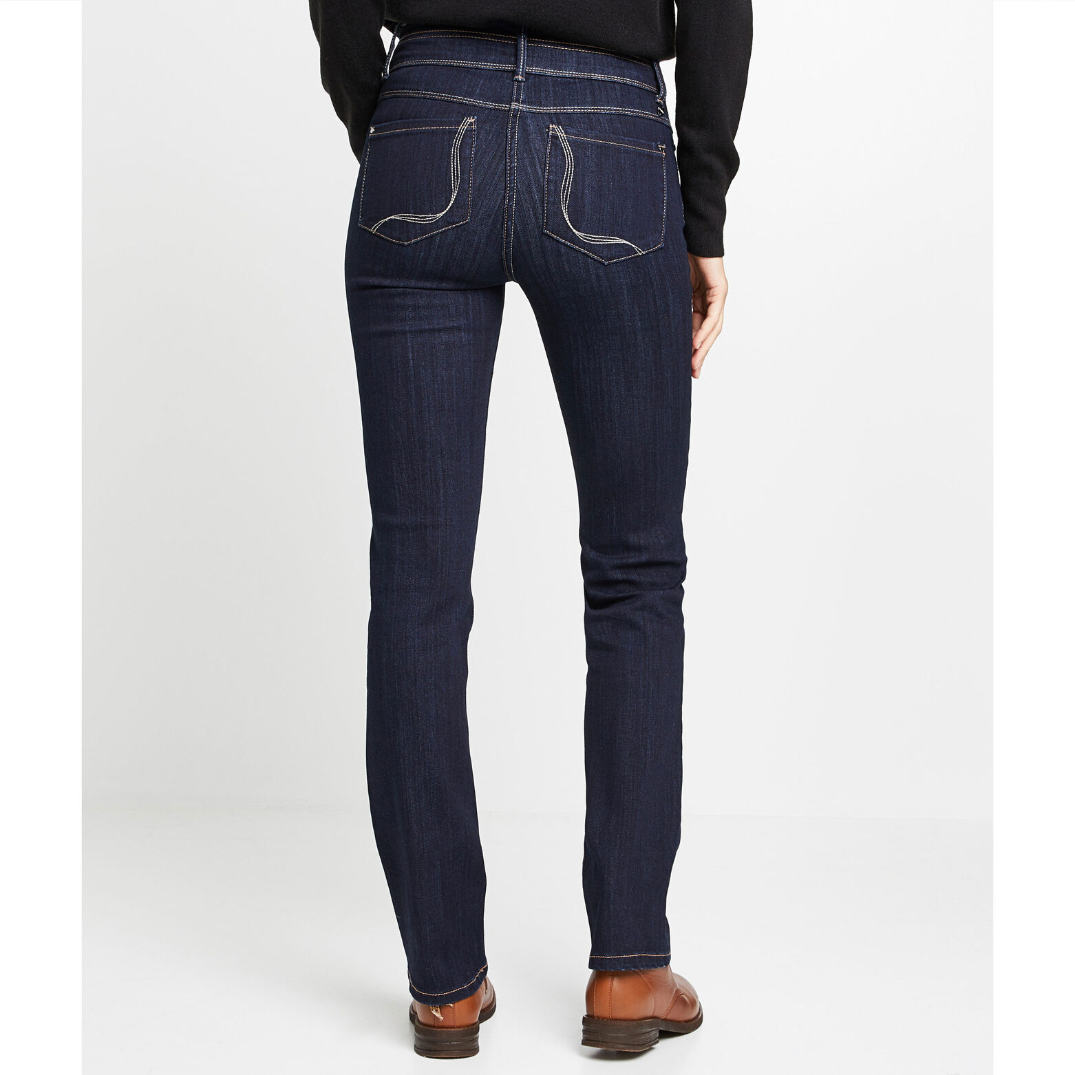 Jean droit taille haute ROME femme