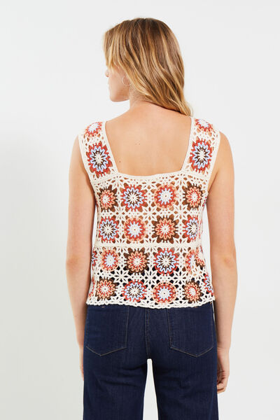 Débardeur crochet femme