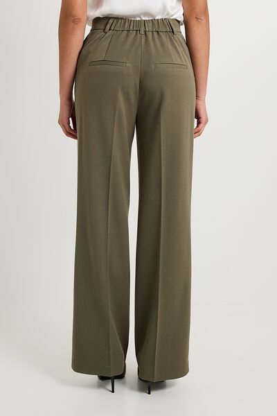 Pantalon large à pinces femme