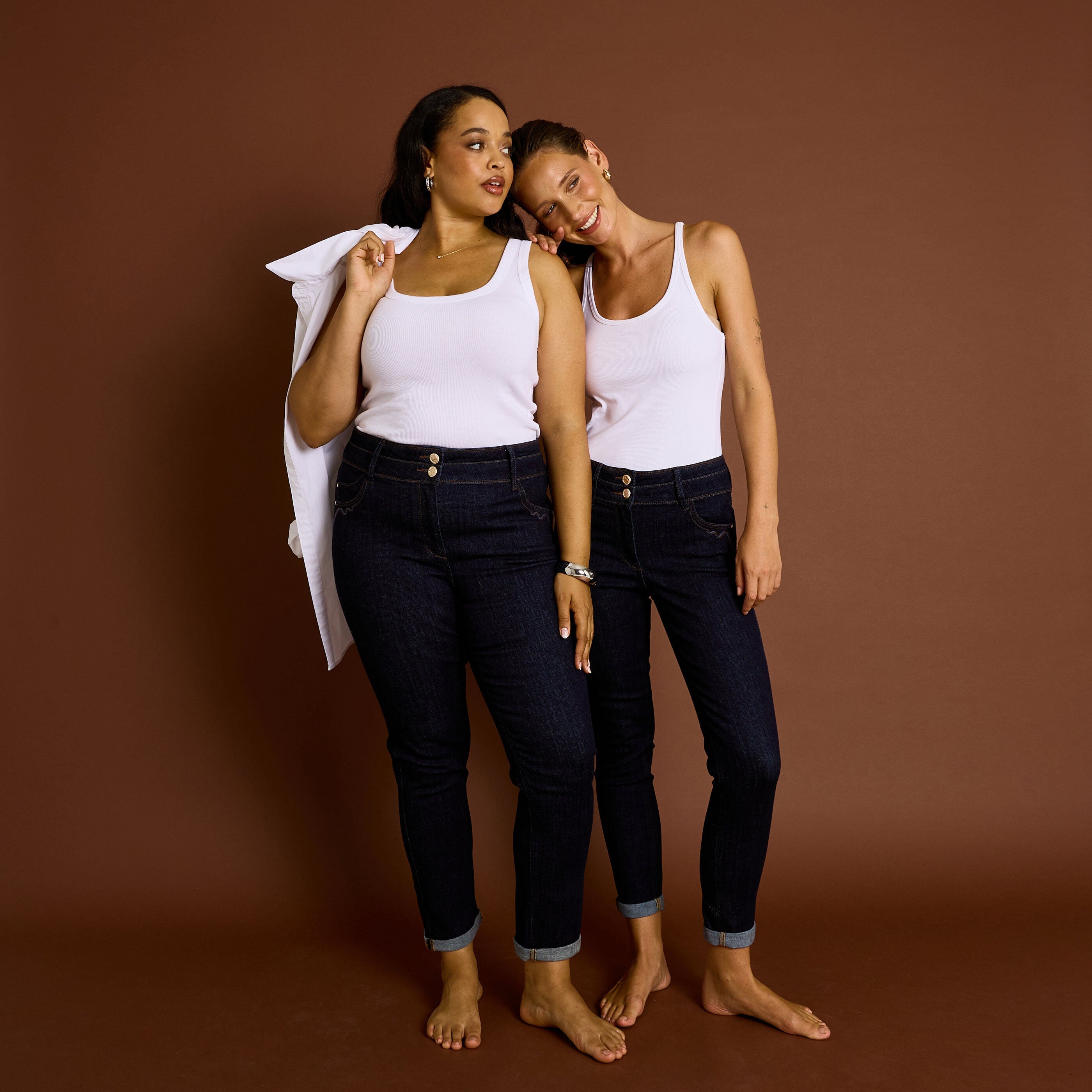 Jean tapered raccourci HANOI R02 femme