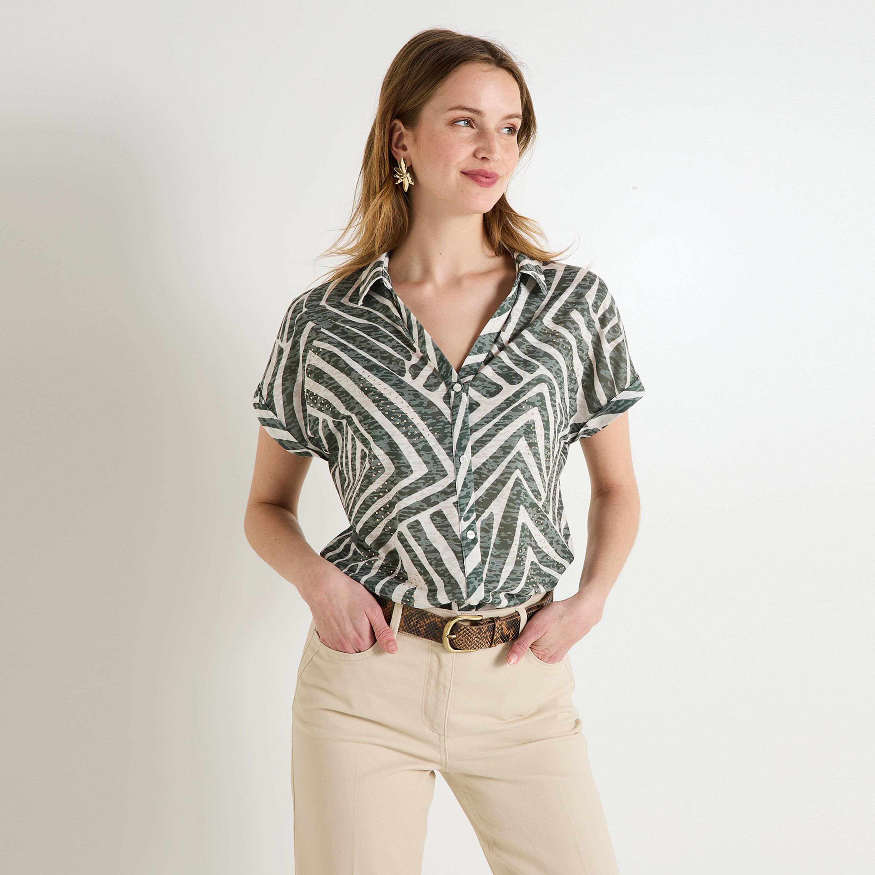 Chemise en maille femme