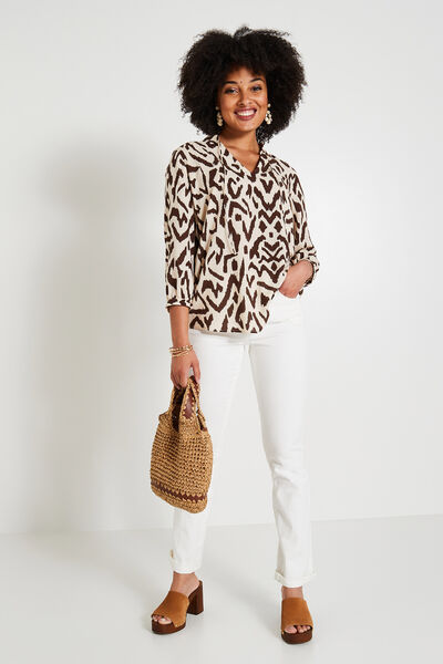Blouse imprimée femme