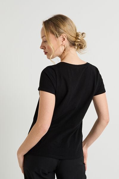 T-shirt col rond femme