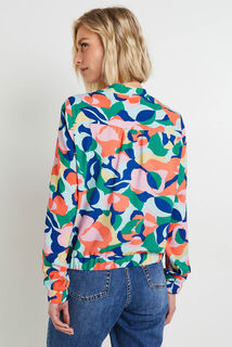 Veste bomber imprimée femme