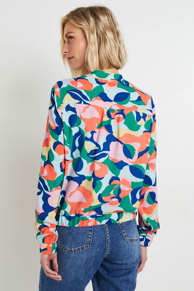 Veste bomber imprimée femme