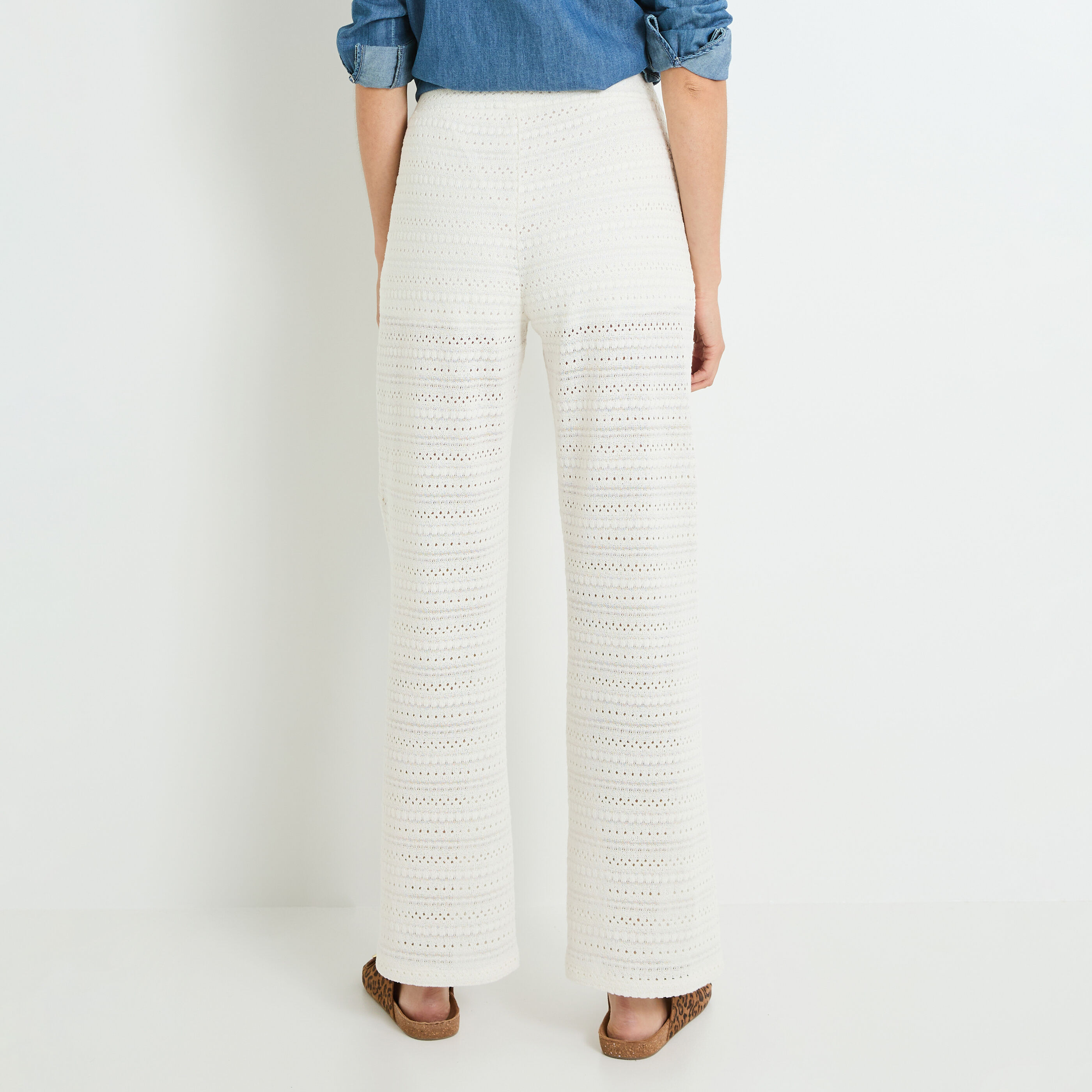 Pantalon crochet femme