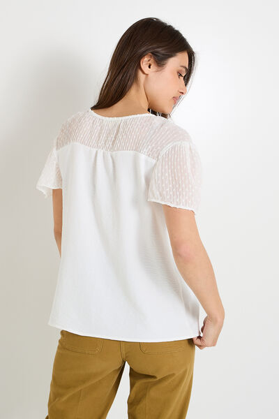 Blouse manches fantaisie femme