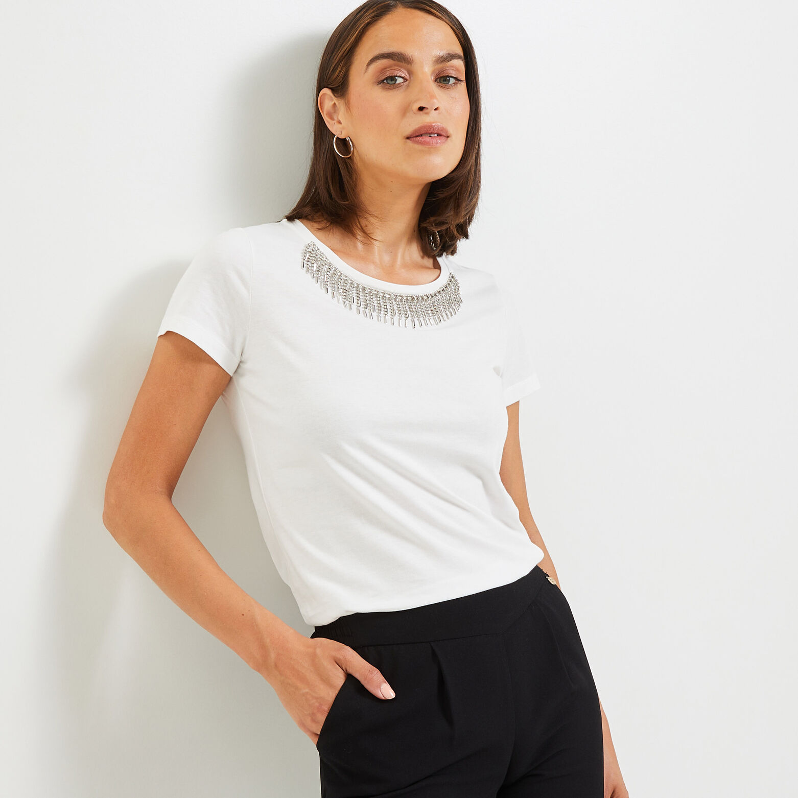 Tshirt bijou femme