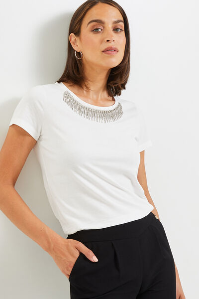 Tshirt bijou femme