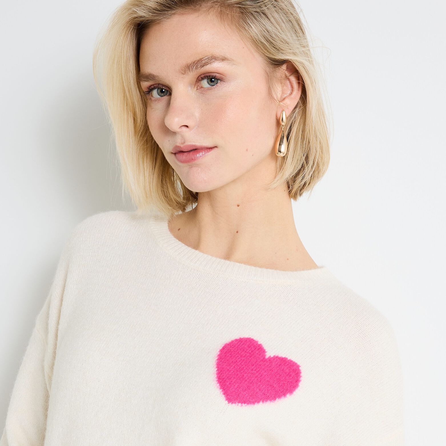 Pull manches longues femme