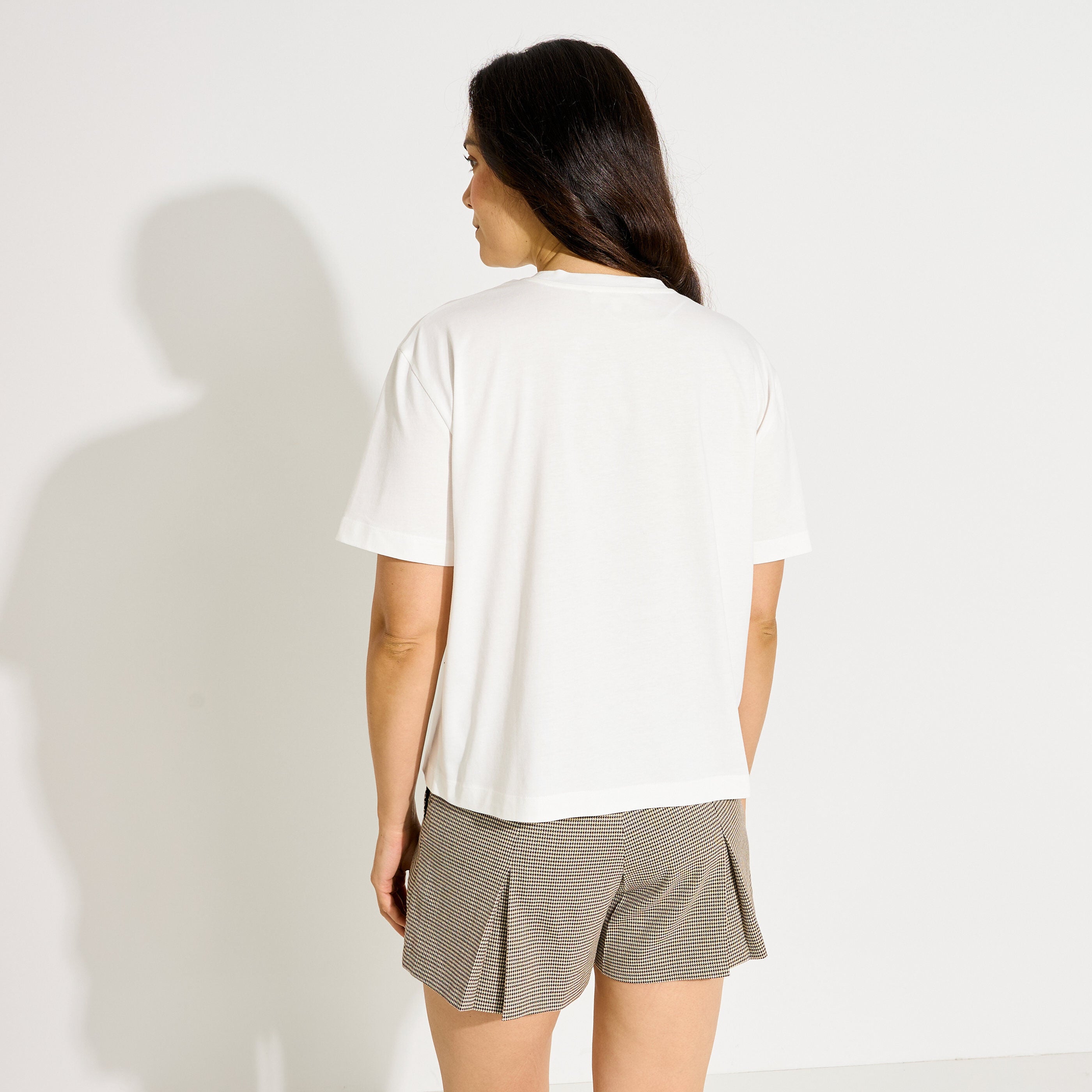 T-shirt col rond femme