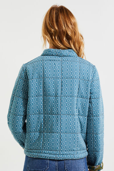 Veste réversible matelassée femme