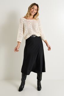 Pull crochet femme