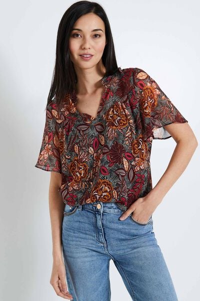 Blouse imprimée femme