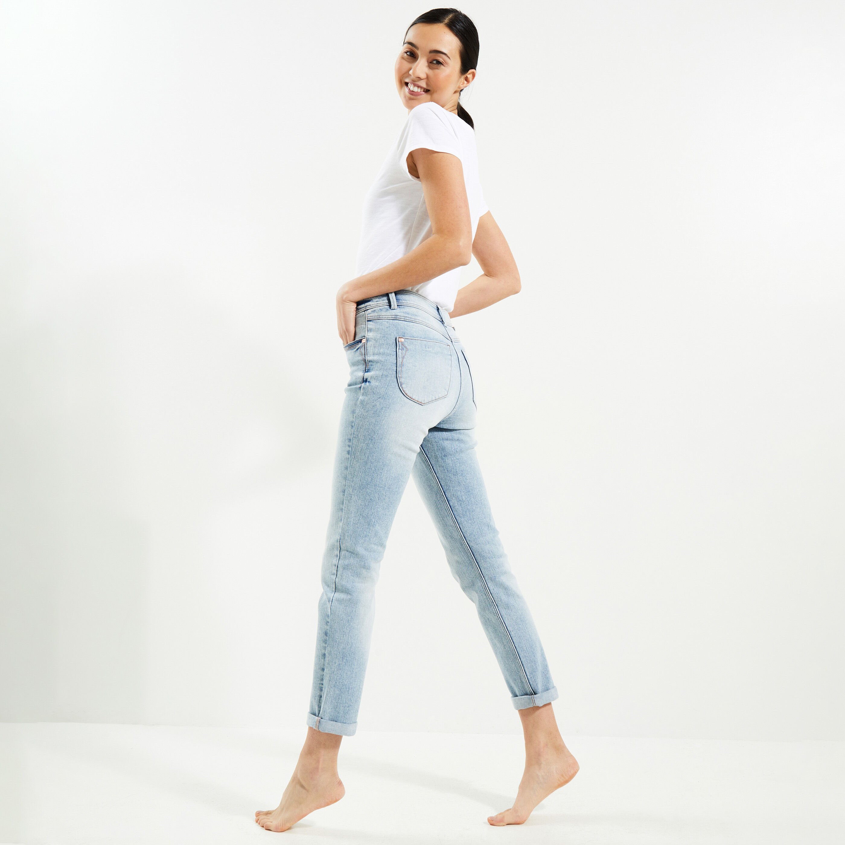 Jean raccourci femme TOKYO