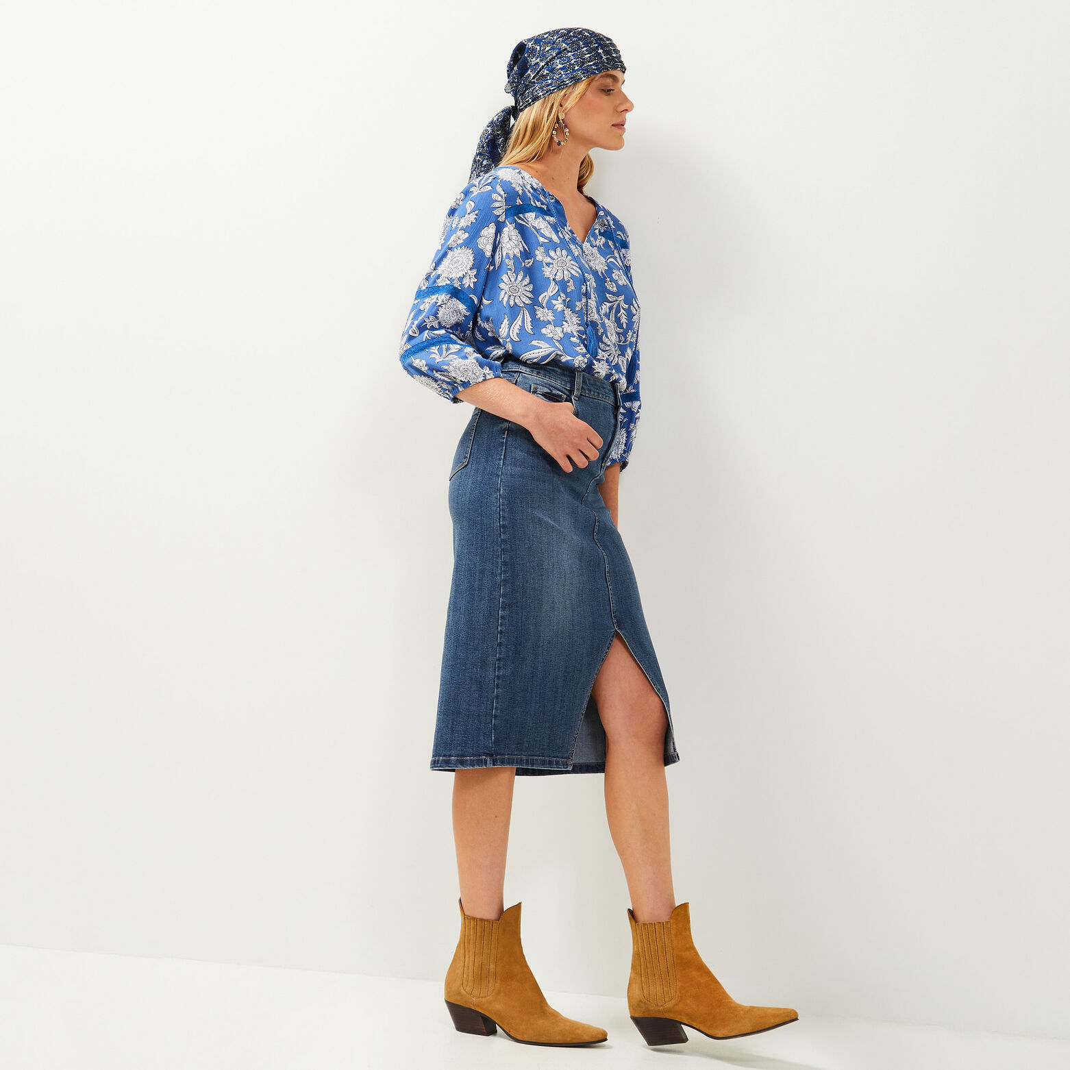 Blouse imprimée femme