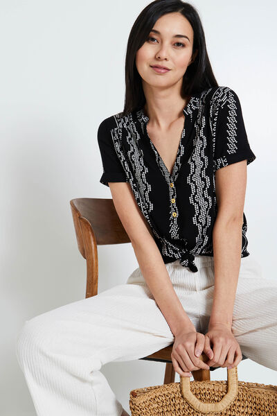 Blouse imprimée femme