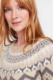 Robe pull jacquard femme