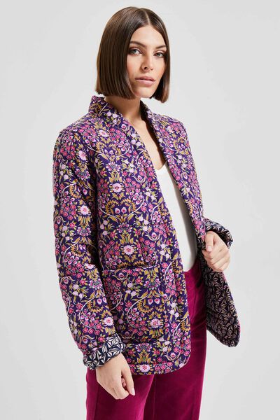 Veste réversible matelassée femme