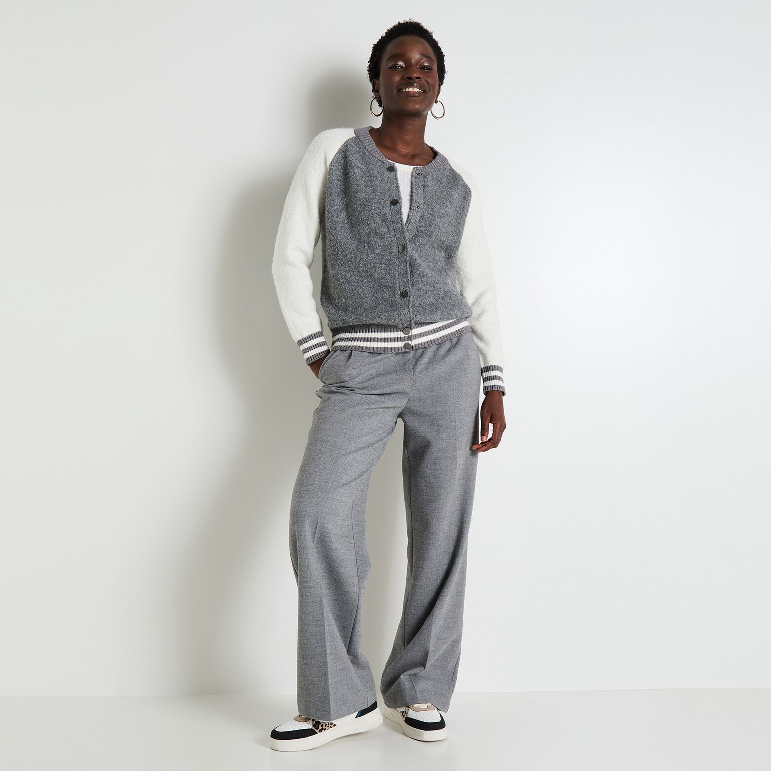 Bomber maille femme