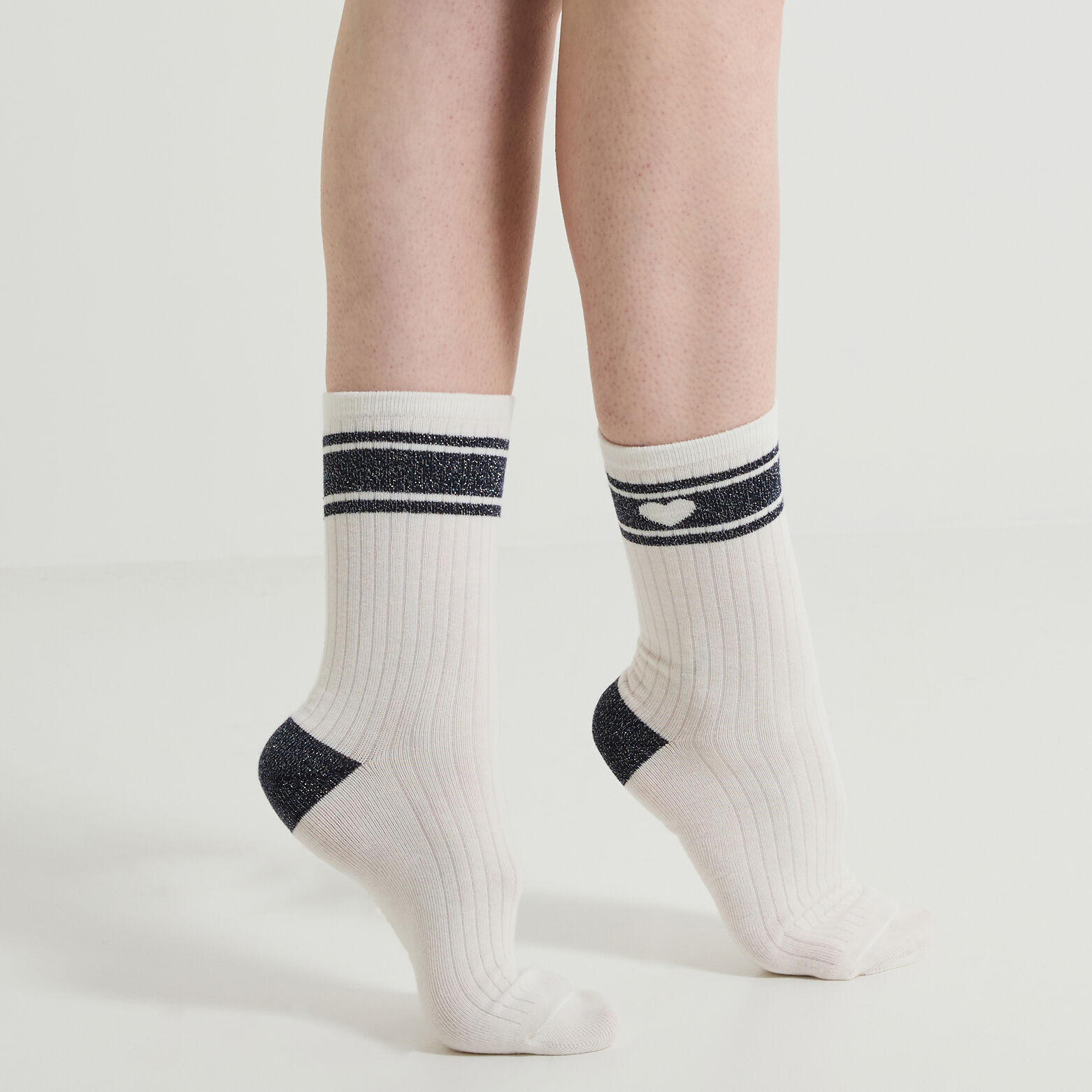 Lot de 2 paires de chaussettes femme