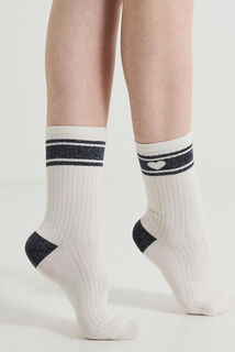 Lot de 2 paires de chaussettes femme