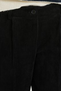 Pantalon velours à pinces femme