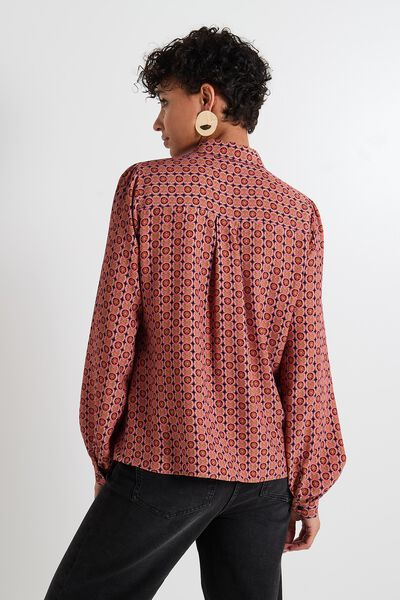 Chemisier col chemise femme