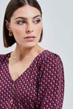 Tshirt imprimé manches bouffantes femme