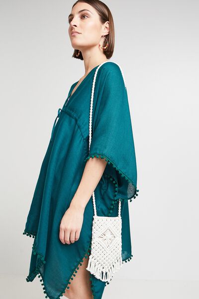 Pochette téléphone en crochet femme