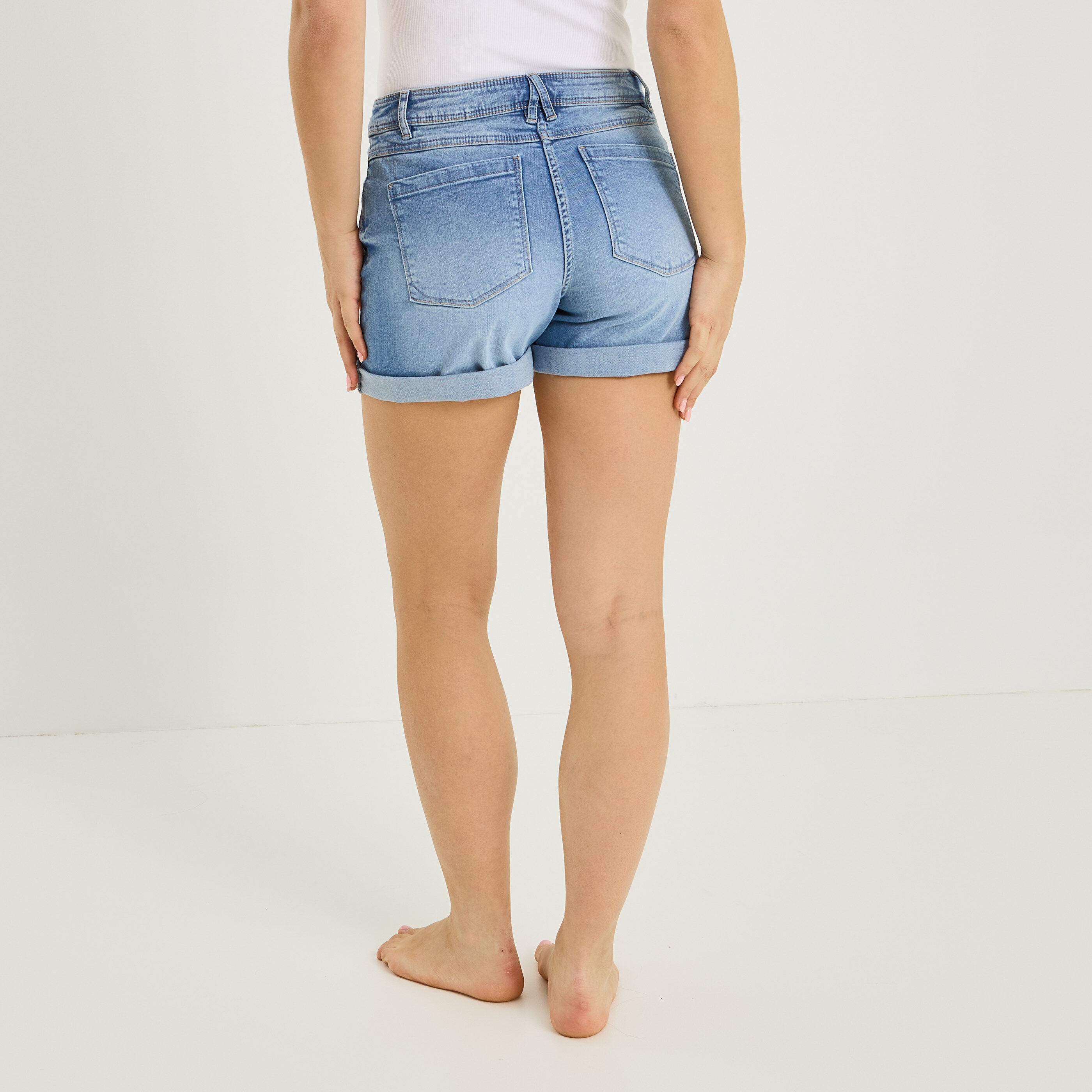 Short en jean femme