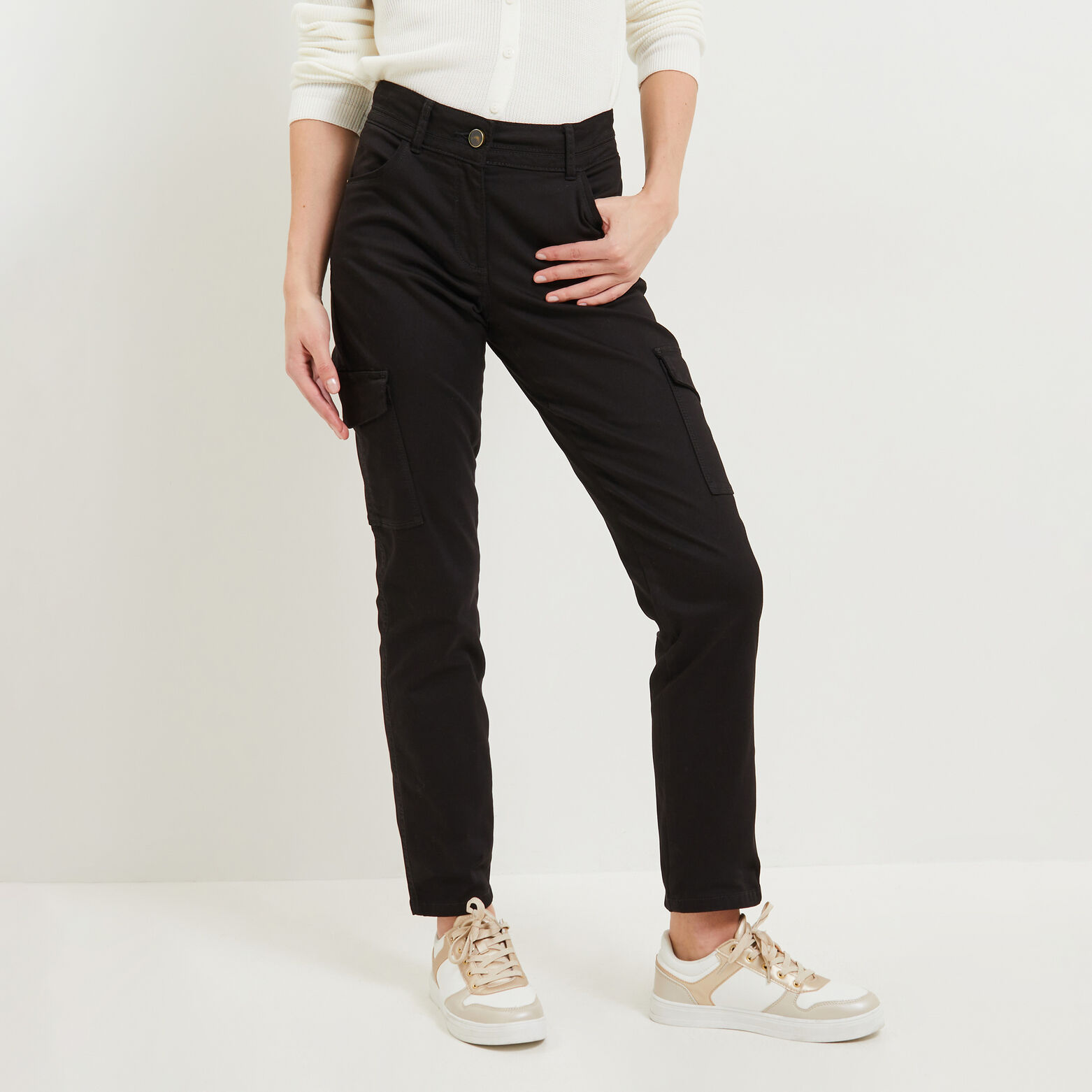 Pantalon cargo femme