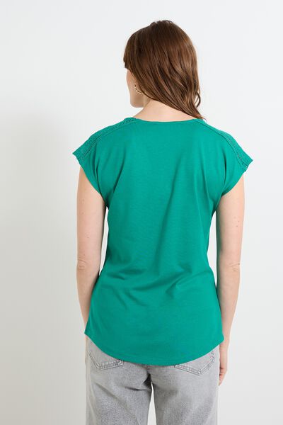 T-shirt col V femme