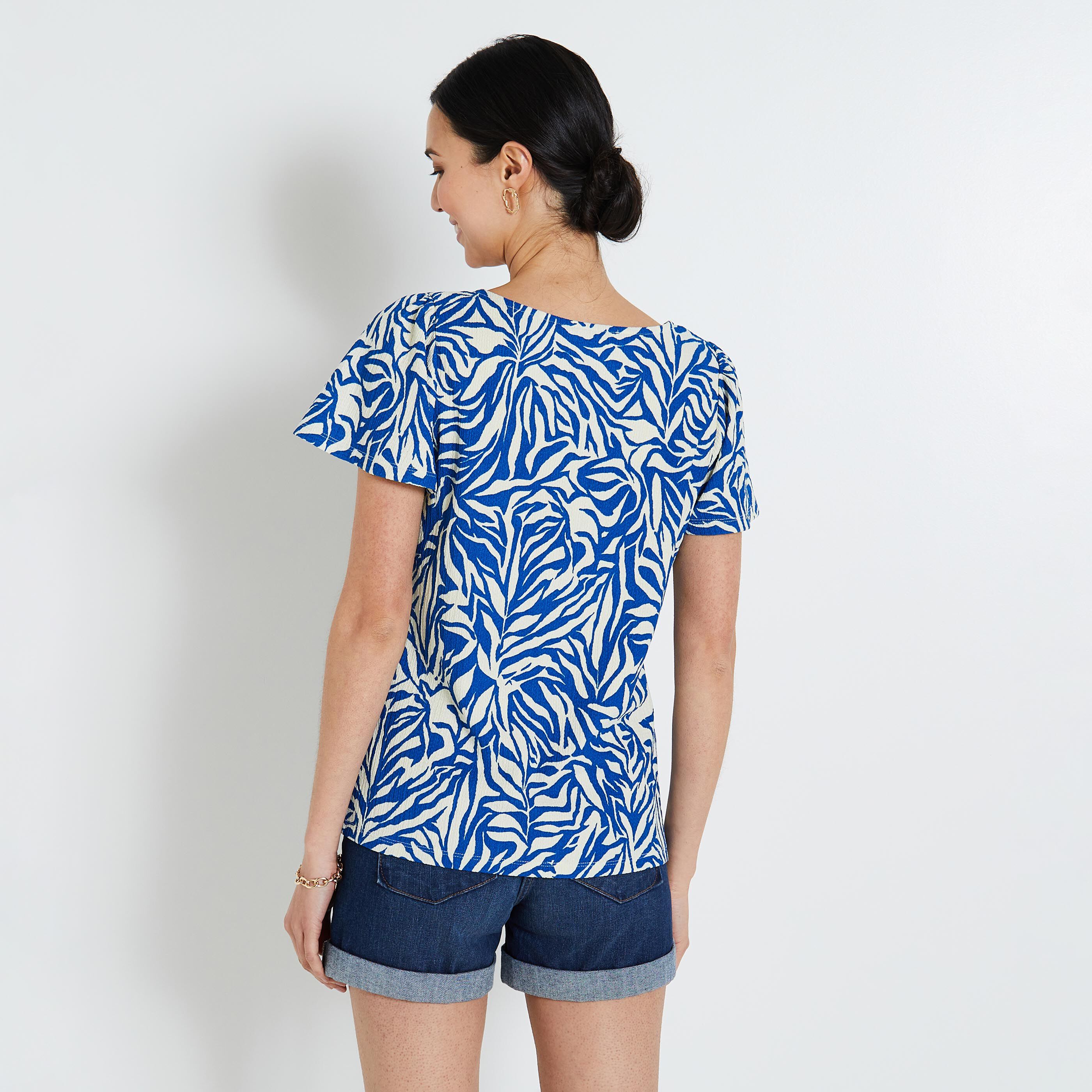 Tshirt imprim&eacute; femme