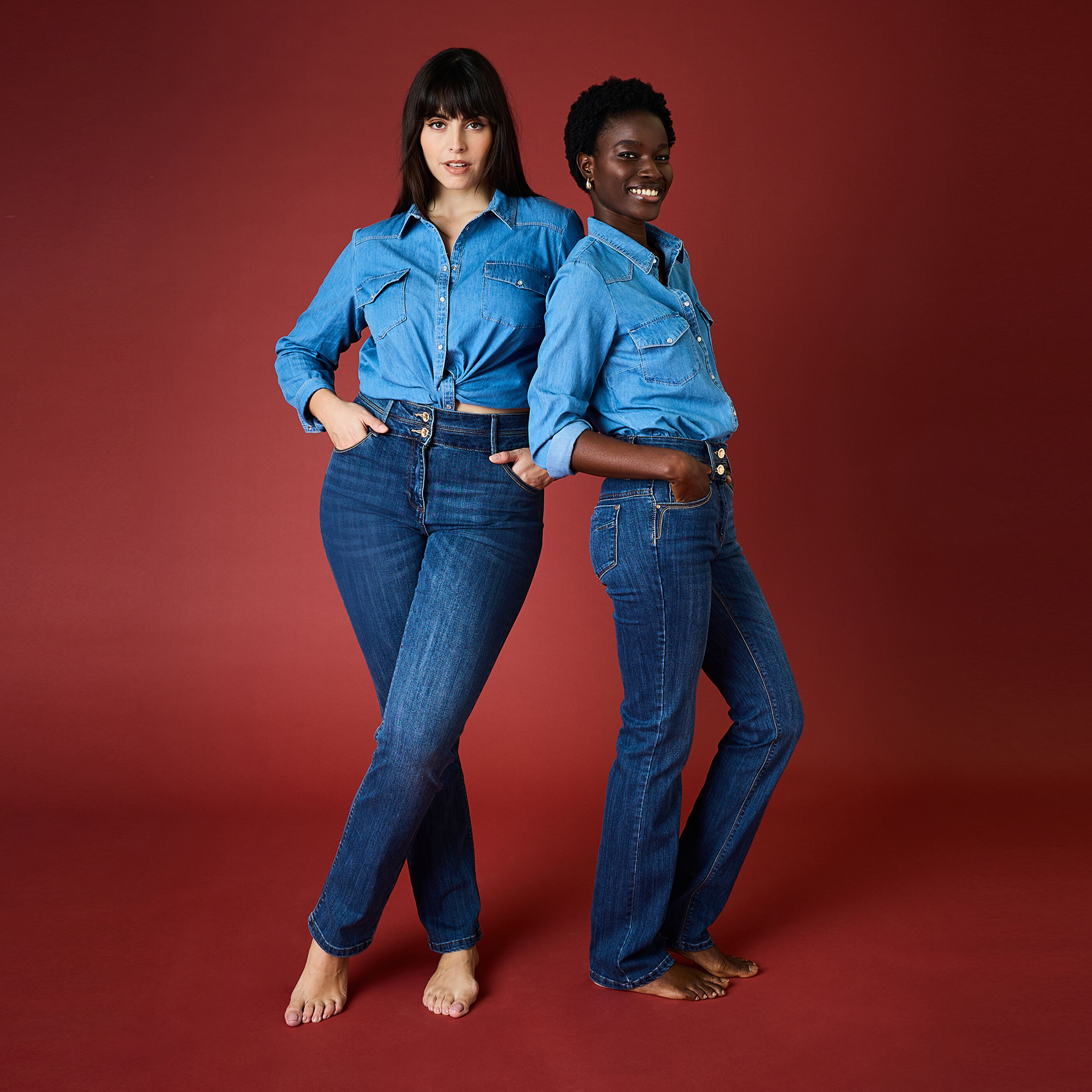 Chemise en jean femme