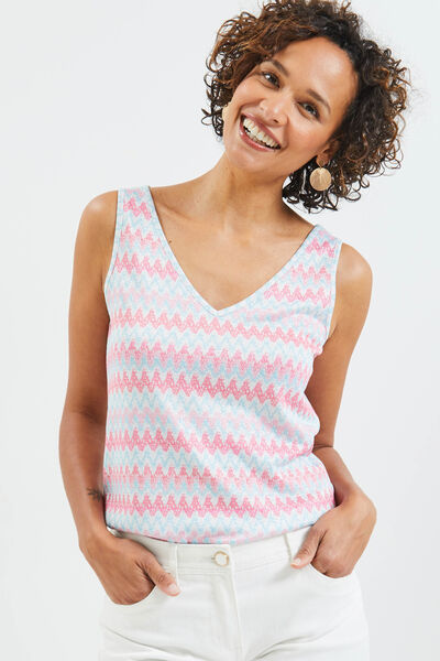 Débardeur maille femme
